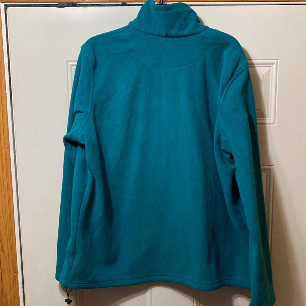 Teal Full-Zip Fleece Jacket CXL - Picture 3 of 3